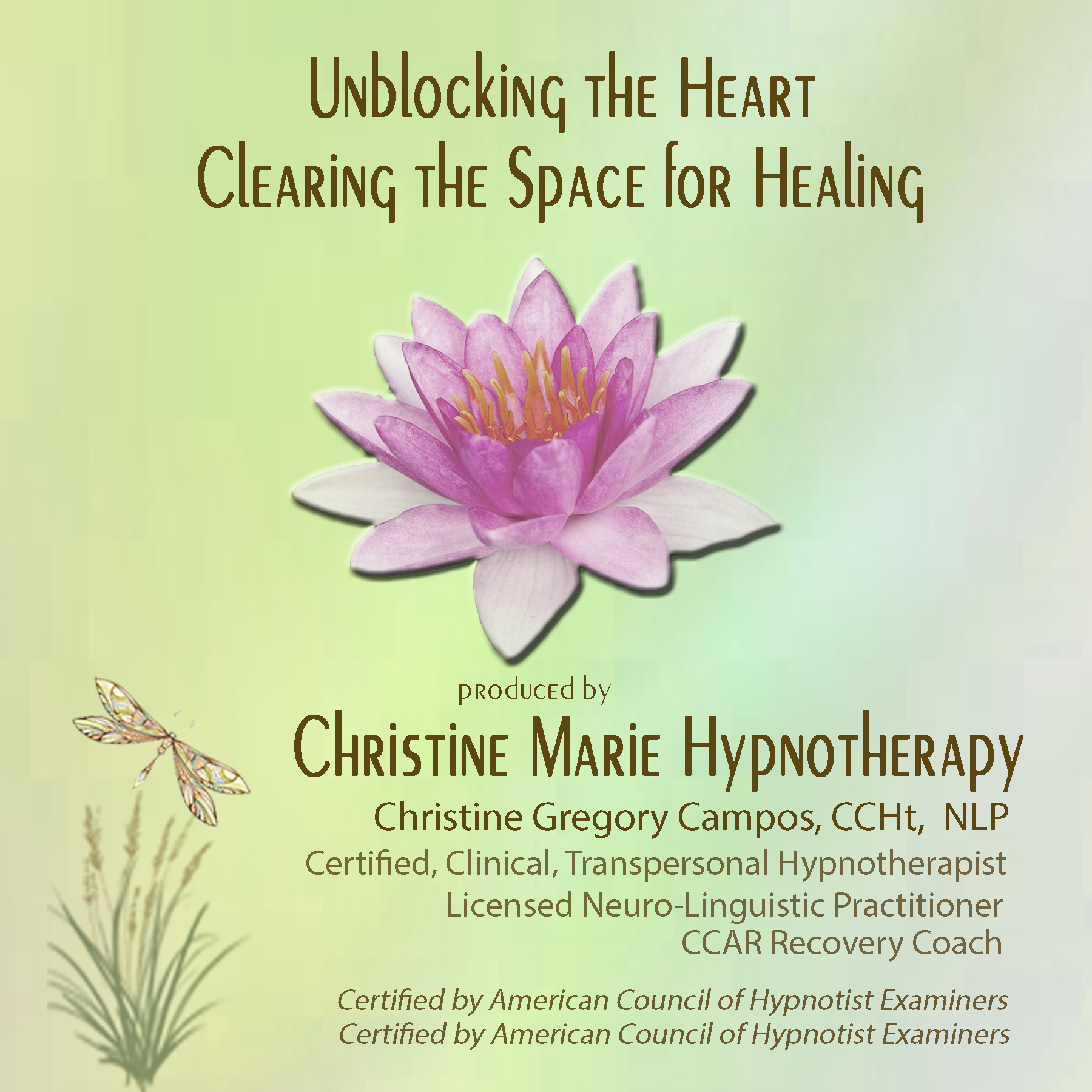 Christine Marie Hypnotherapy Opening the Heart